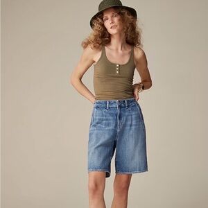 J.Crew denim trouser shorts